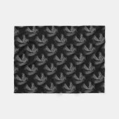 Pferd: Schwarz Fleecedecke (Vorderseite (Horizontal))