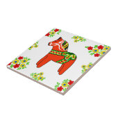 Pferd Schwedens Dala Fliese (Seite)