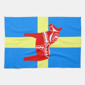 Pferd Schwedens Dala Handtuch (Horizontal)