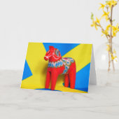 Pferd Schwedens Dala Karte (Gelbe Blume)