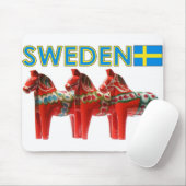 Pferd Schwedens Dala Mousepad (Mit Mouse)