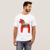 Pferd Schwedens Dala T-Shirt (Vorne ganz)
