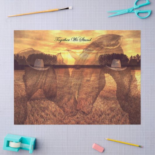 Pferd Seidenpapier (Basteln)