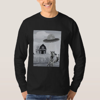 Pferd Selfie Alien Schiff Bauernhof Verwirrt Mach T-Shirt