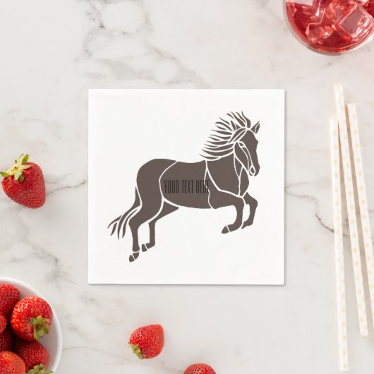 Pferd Serviette (Beispiel)