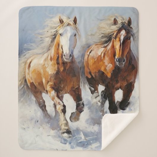 Pferd Sherpadecke (Vorderseite)