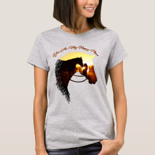 Pferd Sie sind mein glücklicher Ort Pferd Lover We T-Shirt