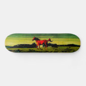 Pferd Skateboard (Horizontal)