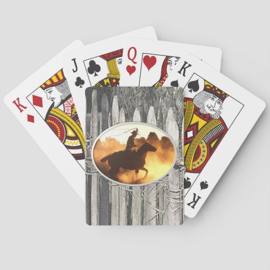 Pferd Spielkarten Deck (Rückseite)