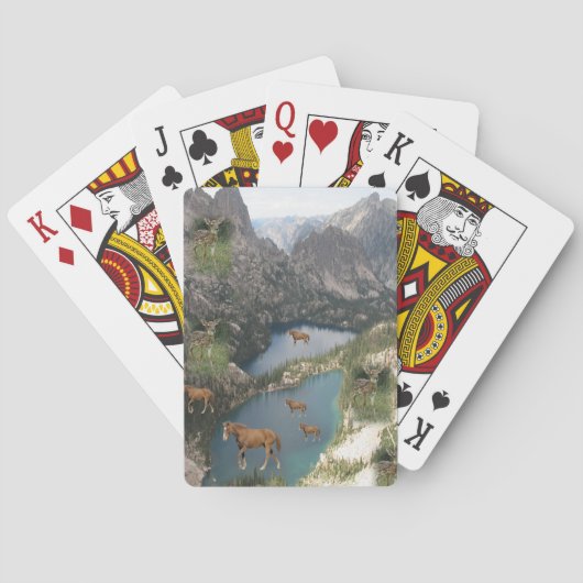 Pferd Spielkarten Deck (Rückseite)
