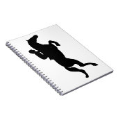 Pferd springen notizblock (Rechte Seite)