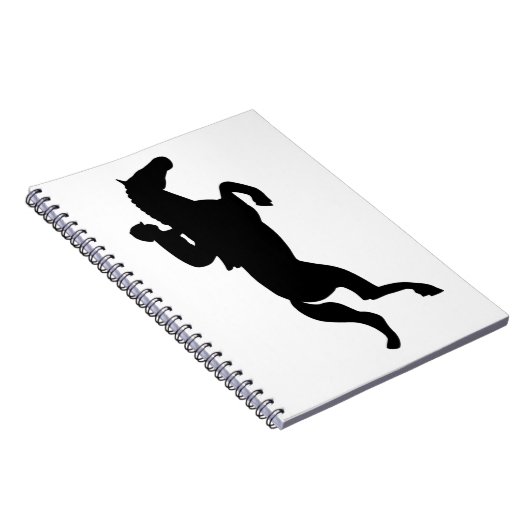 Pferd springen notizblock (Rechte Seite)