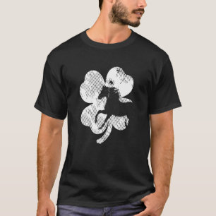 Pferd St Patricks Day Irisches Kleeblatt Kinder Da T-Shirt