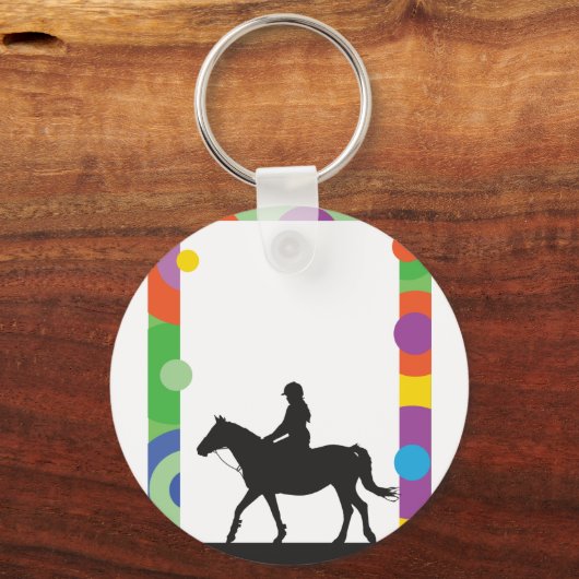 Pferd Stehend Schlüsselanhänger (Vorderseite)