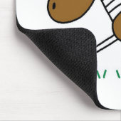 Pferd Stickfigur Mauspad (Ecke)
