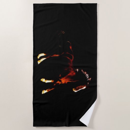 Pferd Strandtuch (Vorderseite)