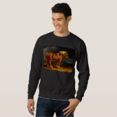 Pferd Sweatshirt (Vorne ganz)