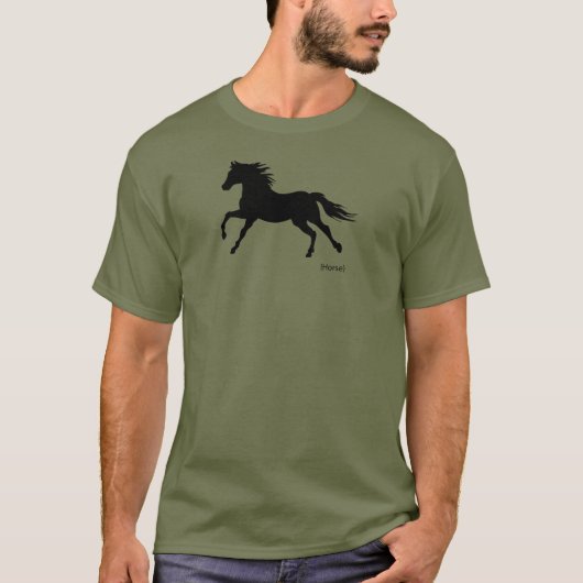 Pferd T-Shirt (Vorderseite)