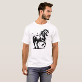Pferd T-Shirt (Vorne ganz)