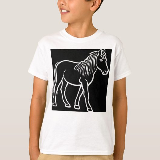 Pferd T-Shirt (Vorderseite)