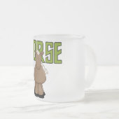 Pferd T-Shirts und Geschenke Mattglastasse (VorderseiteRechts)