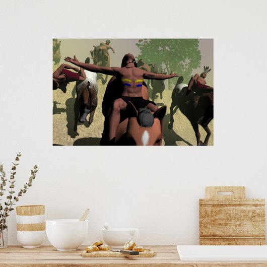 Pferd Tamer Poster (Küche)