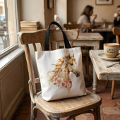 Pferd-Tasche Blumen Boho Reitsport Tasche