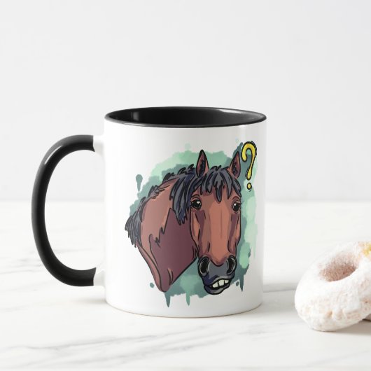 Pferd Tasse (Mit Donut)