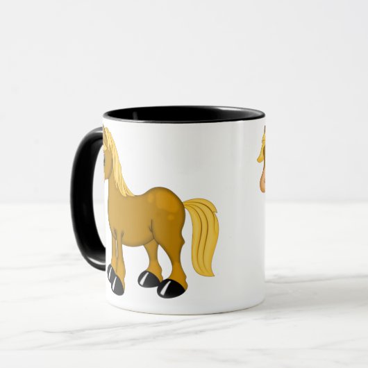 Pferd Tasse (Vorderseite Links)