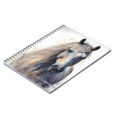 Pferd-the-Sea-Personalisiert-Notebook Notizblock (Linke Seite)
