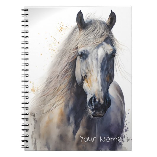 Pferd-the-Sea-Personalisiert-Notebook Notizblock (Vorderseite)