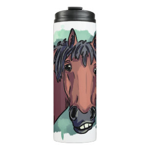 Pferd Thermosbecher