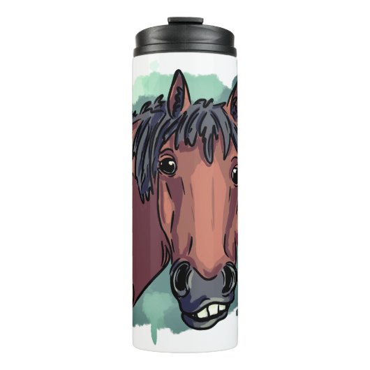 Pferd Thermosbecher (Vorderseite)