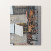 Pferd u. Wagen Puzzle (Vertikal)