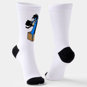 Pferd um Socken