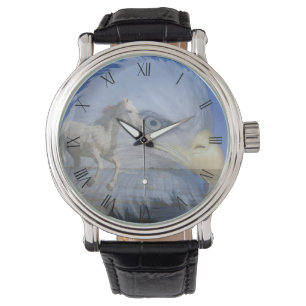 Pferd und Adler Armbanduhr