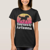 Pferd und Arizona Frauen oder Mädchen Pferde T-Shirt (Vorderseite)