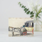 Pferd und Beförderung, 1825 Postkarte (Stehend Vorderseite)