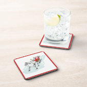 Pferd und Beförderung - Getränkeuntersetzer (Rechte Seite)