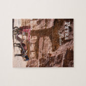 Pferd und Beförderung in Petra, Jordan Jigsaw Puzz Puzzle (Horizontal)