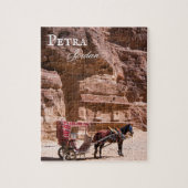Pferd und Beförderung in Petra, Jordan Jigsaw Puzz Puzzle (Vertikal)