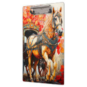 Pferd und Beförderung Klemmbrett (Links)