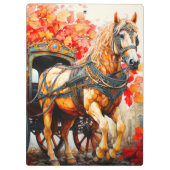 Pferd und Beförderung Klemmbrett (Rückseite)