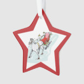 Pferd und Beförderung - Ornament (Vorderseite)