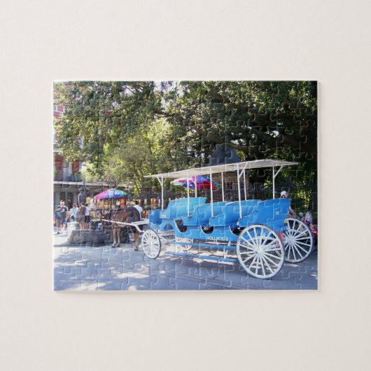 Pferd und Beförderung Puzzle (Horizontal)