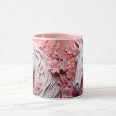 Pferd und Blumen, Reitgeschenk, Pferdereiten Tasse (Zentrum)