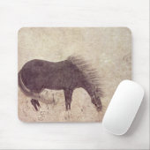 Pferd und Bräutigam im Winter Mousepad (Mit Mouse)