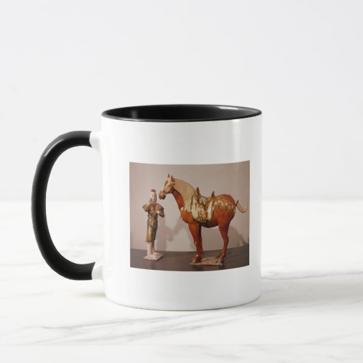 Pferd und Bräutigam, Tang-Dynastie Tasse (Links)