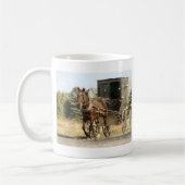 Pferd und Buggy Kaffeetasse (Links)