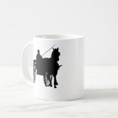 Pferd und Buggy Kaffeetasse (Vorderseite Links)